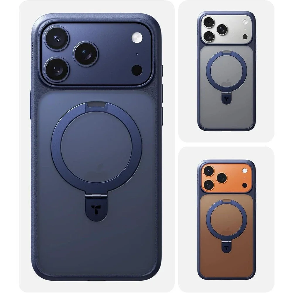TORRAS Ostand for iPhone 17 Pro Case Magnetic, Fit for MagSafe, 4X Military Drop